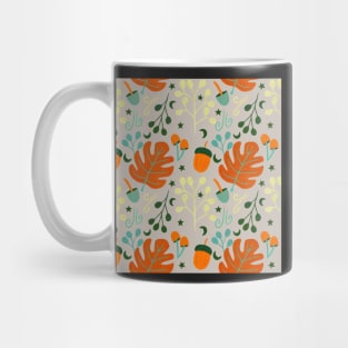 Autumn Pattern, Fall Leaves vol.2 Mug